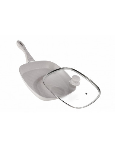 TIGAIE GRILL ALUMINIU+CAPAC 28x4 CM, MOZAIK, COOKING BY