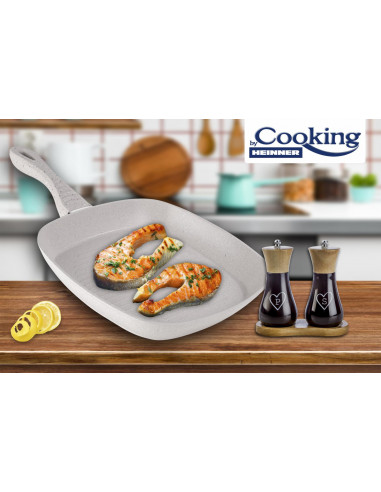 TIGAIE GRILL ALUMINIU+CAPAC 28x4 CM, MOZAIK, COOKING BY