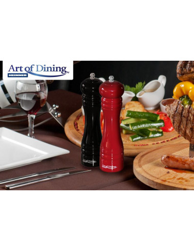SET 2 RASNITE S&P 20 CM ROSU+NEGRU, ART OF DINING BY