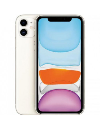 APPLE IPHONE 11 6.1" 4GB 128GB WHITE (no adapter &,MHDJ3__/A