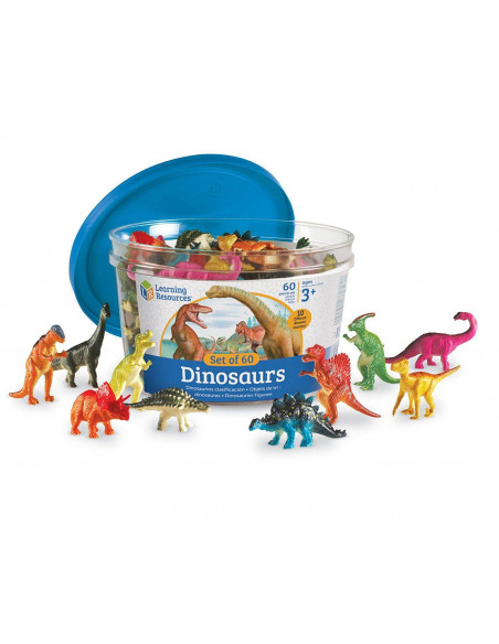 Set pentru sortat - Dinozauri jucausi (60 piese),LER0811