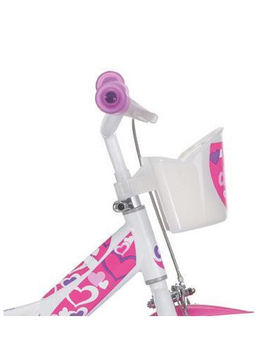 Bicicleta copii 12'' RLN - Inimioare,124 RLN-05LH