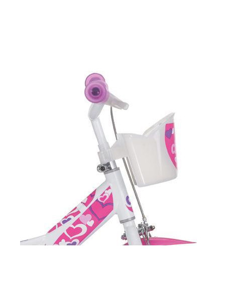 Bicicleta copii 12'' RLN - Inimioare,124 RLN-05LH