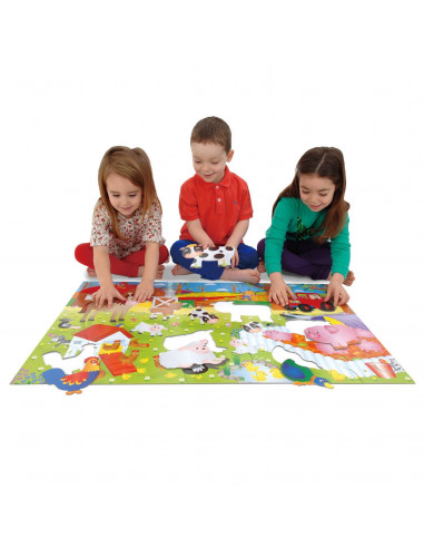 Puzzle Podea: Ferma (30 piese),A0857D