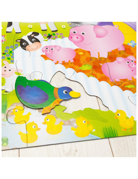 Puzzle Podea: Ferma (30 piese),A0857D
