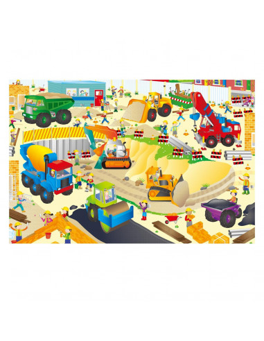 Puzzle Podea: Santierul (30 piese),A1013K