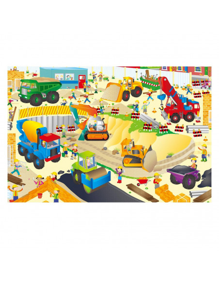 Puzzle Podea: Santierul (30 piese),A1013K