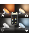 Lampa de masa Philips Hue Bloom, 7.1W, IP20, cu ambianta alba