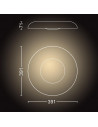 Plafoniera Philips Hue Still, LED integrat, 27W (204W), 24V