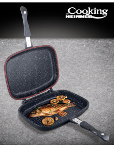 TIGAIE DUBLA DREPTUNGHIULARA TIP GRILL,ALUMINIU,32x24x7.5 2