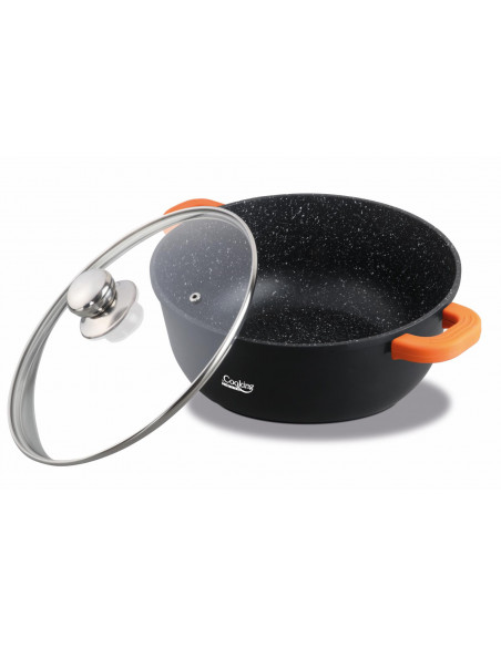 SEMIOALA ALUMINIU TURNAT+CAPAC, 24 cm x 11.5 cm, 4.4 L, DARK