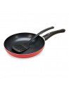 TIGAIE ALUMINIU 24X4.5CM + SPATULA NYLON 32 CM, GUSTO