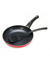 TIGAIE ALUMINIU 24X4.5CM + SPATULA NYLON 32 CM, GUSTO