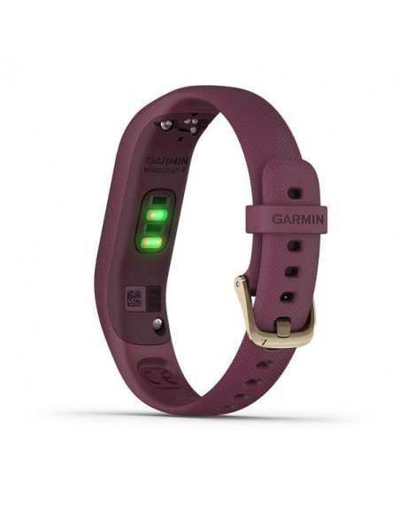 Bratara electronica fitness Garmin Vivosmart 4, Rosu inchis