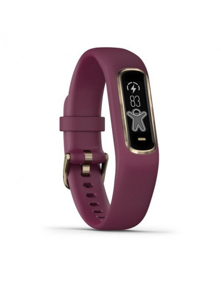 Bratara electronica fitness Garmin Vivosmart 4, Rosu inchis