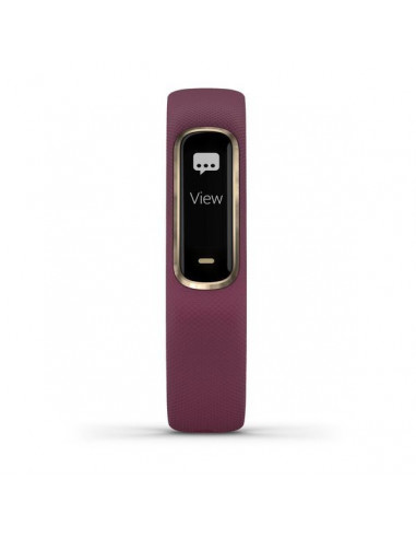 Bratara electronica fitness Garmin Vivosmart 4, Rosu inchis