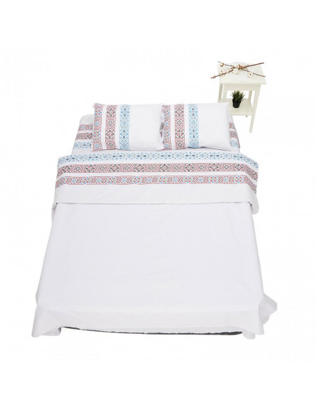 King size bed set - traditional model, 100 cotton 132TC, 2