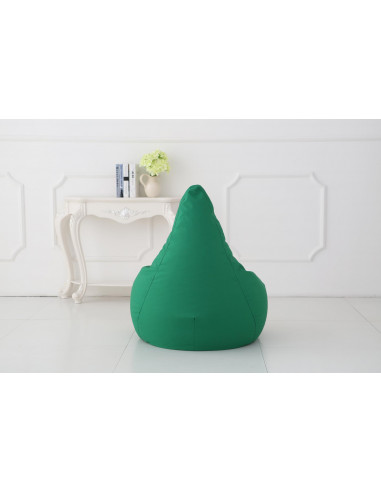 Bean Bag Patch - Green. It is filled with shredded foam.