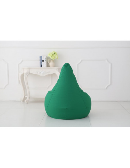 Bean Bag Patch - Green. It is filled with shredded foam.