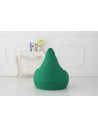 Bean Bag Patch - Green. It is filled with shredded foam.