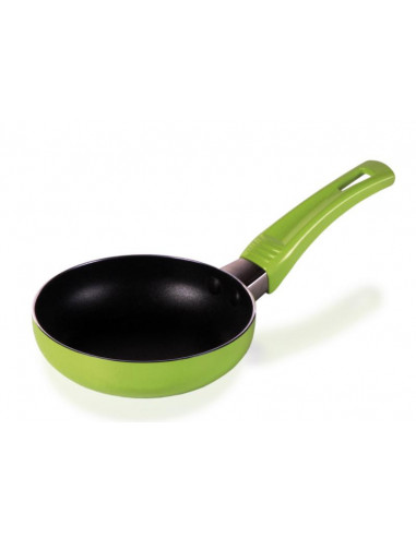 HAPPY, TIGAIE MINI 12 CM, CULOARE VERDE, Material aluminiu