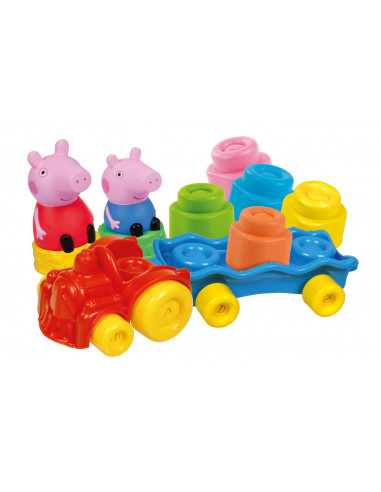 Soft Clemmy - Tren Cu Cuburi Peppa,CL17249