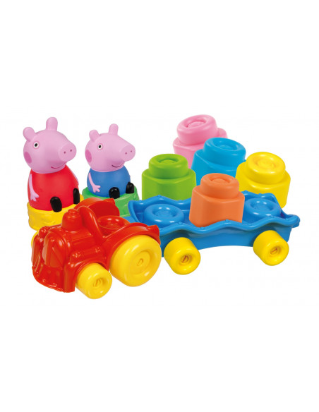 Soft Clemmy - Tren Cu Cuburi Peppa,CL17249