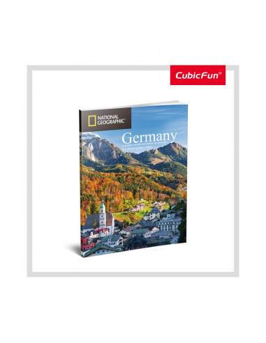 PUZZLE 3D+BROSURA-CASTELUL NEUSCHWANSTEIN 121 PIESE,CUDS0990h