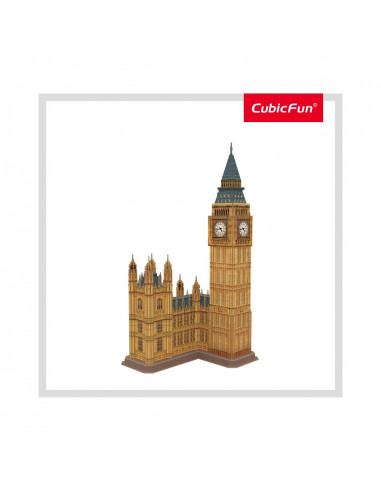 PUZZLE 3D+BROSURA-BIG BEN 117 PIESE,CUDS0992h