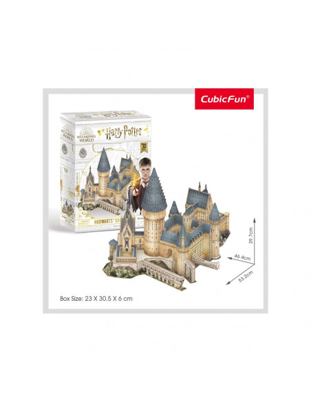 PUZZLE 3D HARRY POTTER-SALA PRINCIPALA 187 PIESE,CUDS1011h