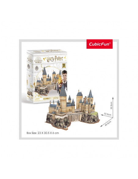 PUZZLE 3D HARRY POTTER-CASTELUL 197 PIESE,CUDS1013h