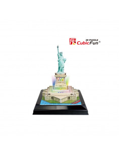 PUZZLE 3D LED STATUIA LIBERTATII 37 PIESE,CUL505h 2