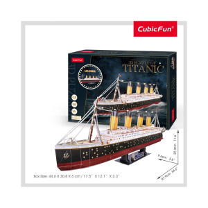 PUZZLE 3D LED TITANIC 266 PIESE,CUL521h 2