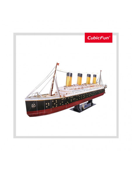 PUZZLE 3D LED TITANIC 266 PIESE,CUL521h