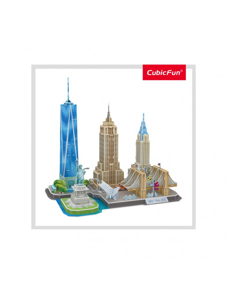 PUZZLE 3D NEW YORK 123 PIESE,CUMC255h