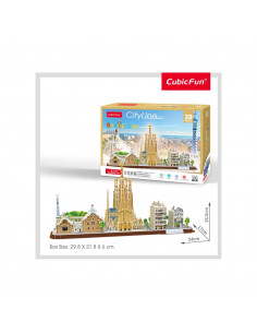 PUZZLE 3D BARCELONA 186 PIESE,CUMC256h 2
