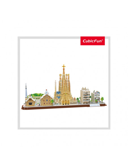 PUZZLE 3D BARCELONA 186 PIESE,CUMC256h