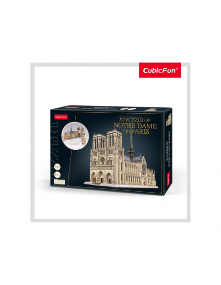 PUZZLE 3D NOTRE DAME (NIVEL COMPLEX 293 PIESE),CUMC260h