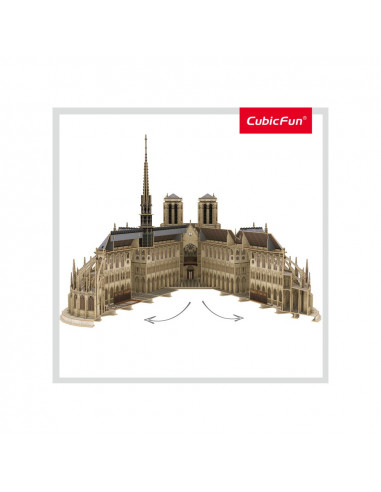 PUZZLE 3D NOTRE DAME (NIVEL COMPLEX 293 PIESE),CUMC260h