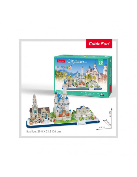 PUZZLE 3D BAVARIA 178 PIESE,CUMC267h
