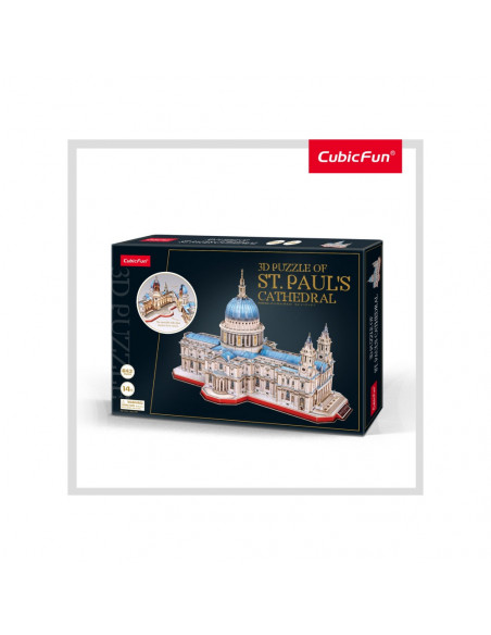 PUZZLE 3D CATEDRALA ST. PAUL (NIVEL COMPLEX 643 PIESE),CUMC270h