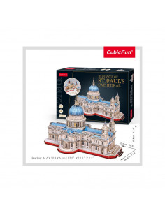PUZZLE 3D CATEDRALA ST. PAUL (NIVEL COMPLEX 643 PIESE),CUMC270h 2