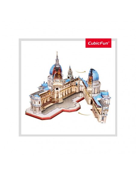 PUZZLE 3D CATEDRALA ST. PAUL (NIVEL COMPLEX 643 PIESE),CUMC270h