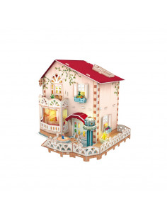 PUZZLE 3D LED CASA DE VACANTA 116 PIESE,CUP634h 2