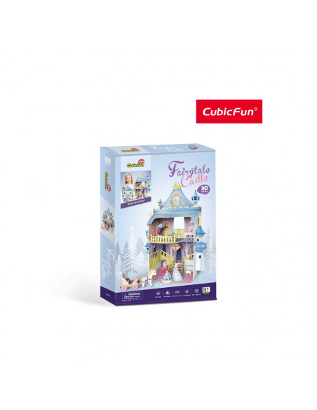 PUZZLE 3D CASTELUL BASMELOR 81 PIESE,CUP809h