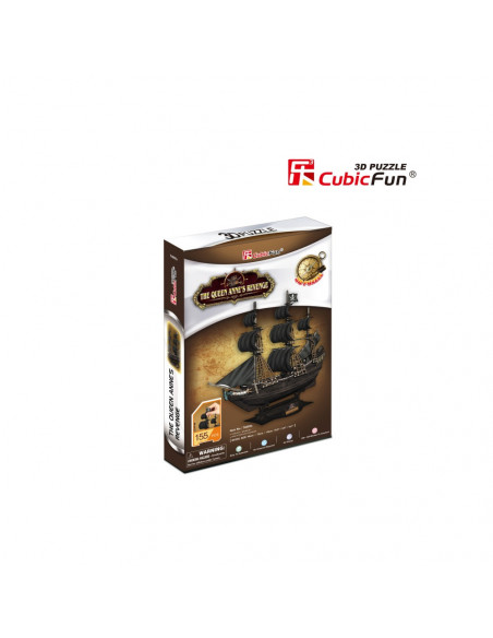 PUZZLE 3D NAVA QUEEN ANNE 155 PIESE,CUT4005h