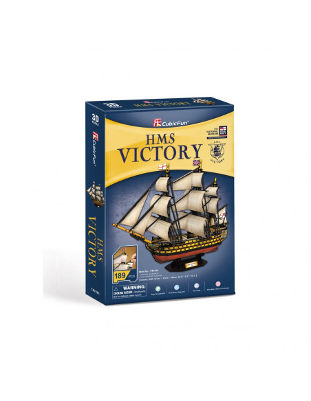 PUZZLE 3D NAVA HMS VICTORY 189 PIESE,CUT4019h