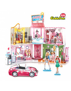 PUZZLE 3D + STICKERE MALL 157 PIESE,CUE1617h 2