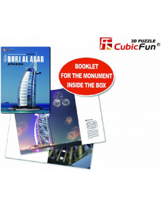 PUZZLE 3D BURJ AL ARAB (NIVEL COMPLEX 101 PIESE),CUMC101h 2