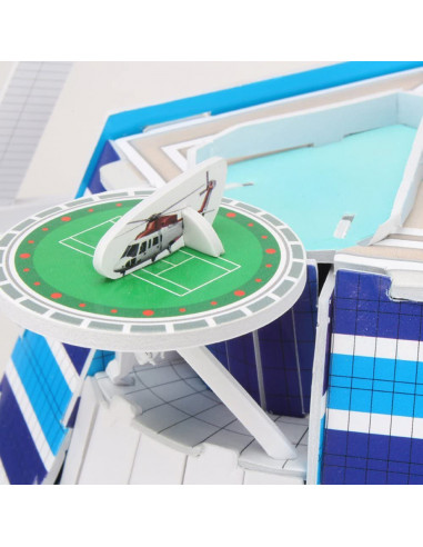 PUZZLE 3D BURJ AL ARAB (NIVEL COMPLEX 101 PIESE),CUMC101h